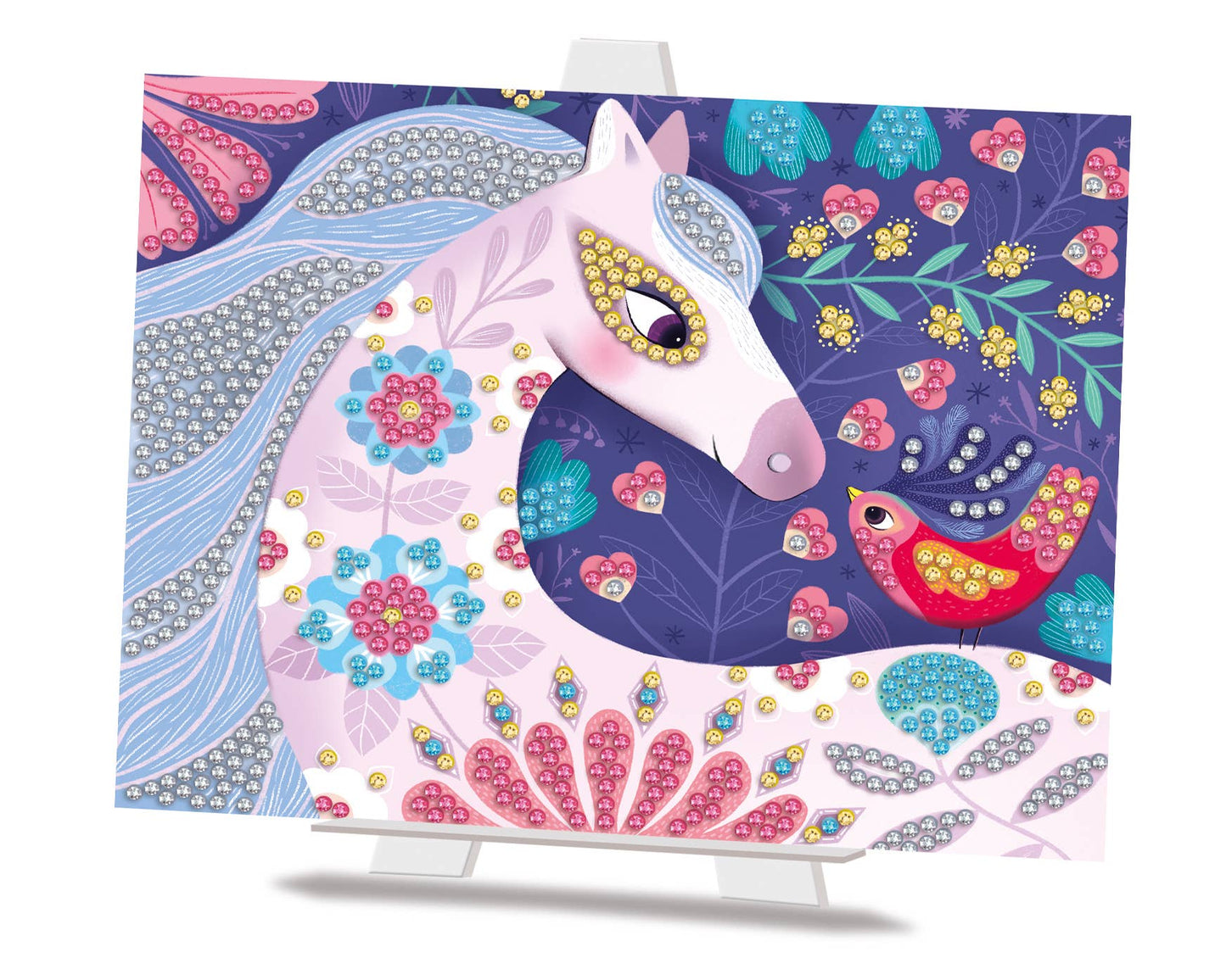 Diamond painting kaartenset met paarden