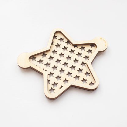 Houten zeefje - Ster