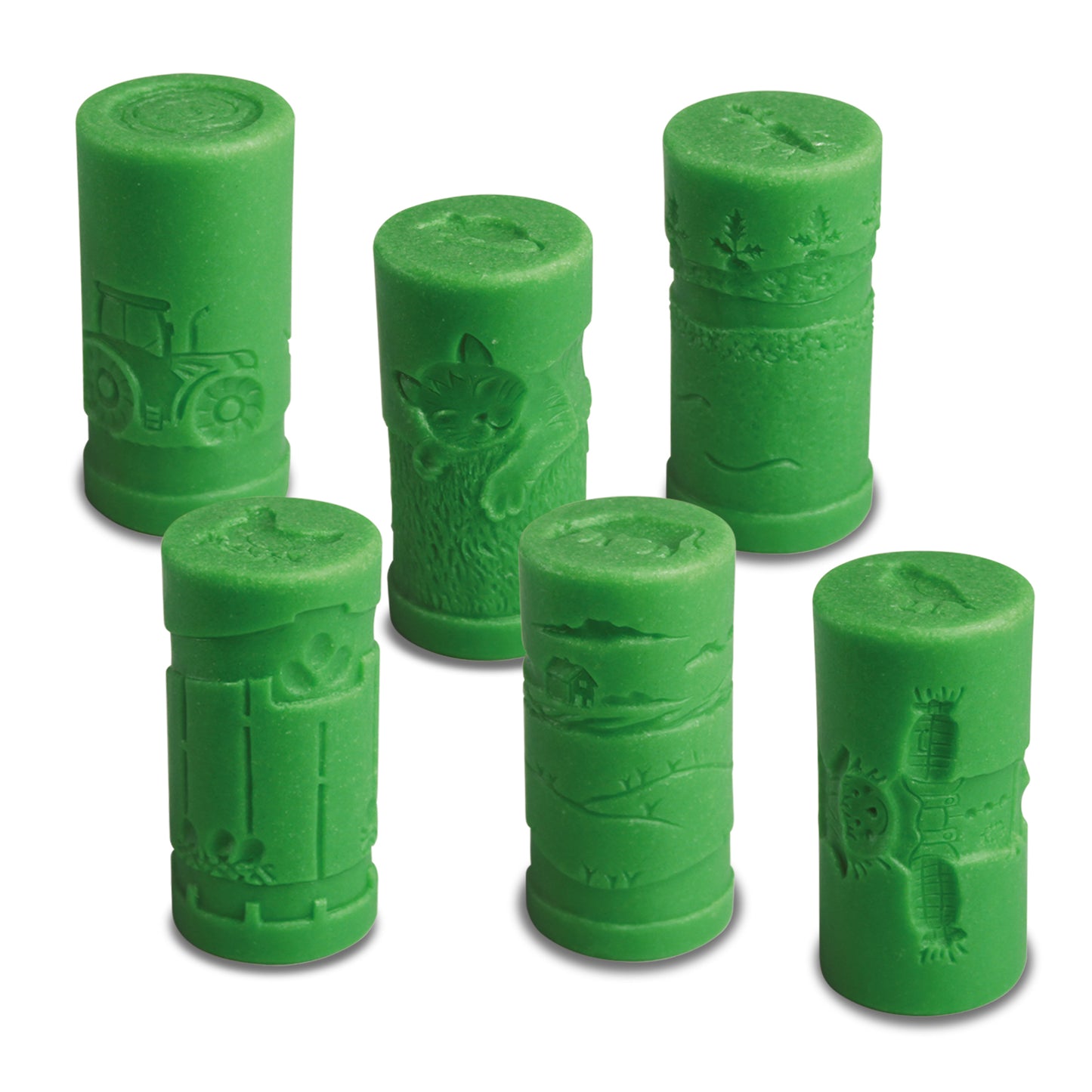 Set van 6 rollers - Boerderij