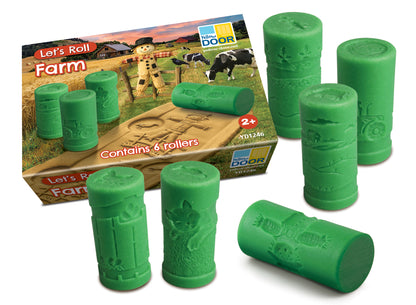 Set van 6 rollers - Boerderij
