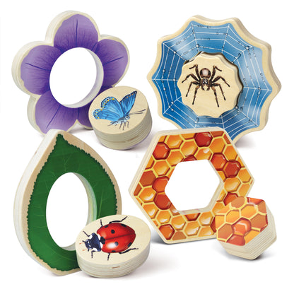 Wie verstopt zich? - Insecten Puzzels