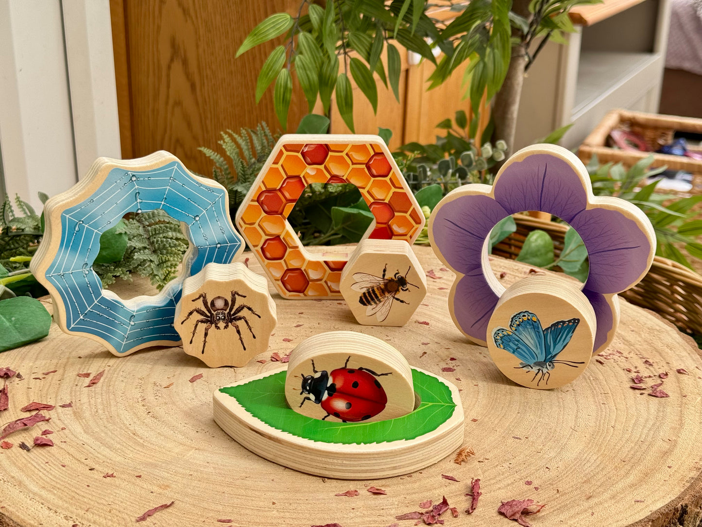 Wie verstopt zich? - Insecten Puzzels