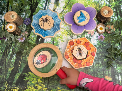 Wie verstopt zich? - Insecten Puzzels