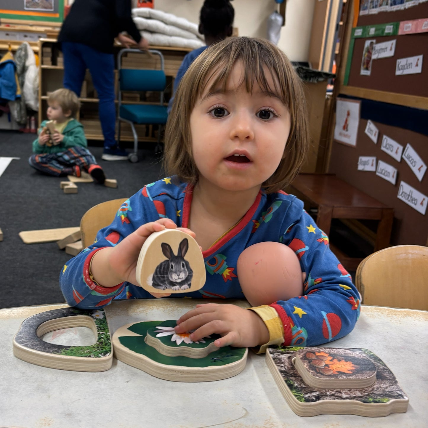 Wie verstopt zich? - Bosdieren Puzzels