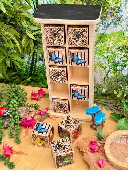 Houten Insectenhotel (10-frame)