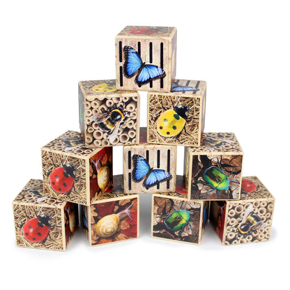 Houten Insectenhotel (10-frame)