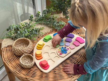 Houten Pauw Puzzel