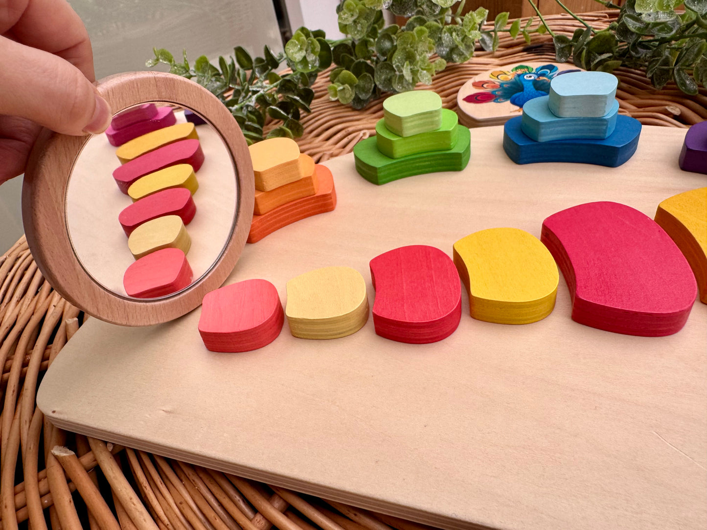 Houten Pauw Puzzel