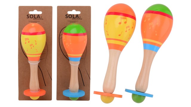 Houten sambabal – muziekinstrument voor kinderen