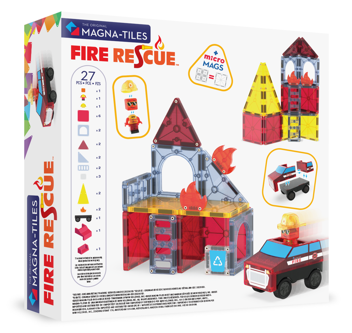 MagnaTiles® Fire Rescue (27 st)