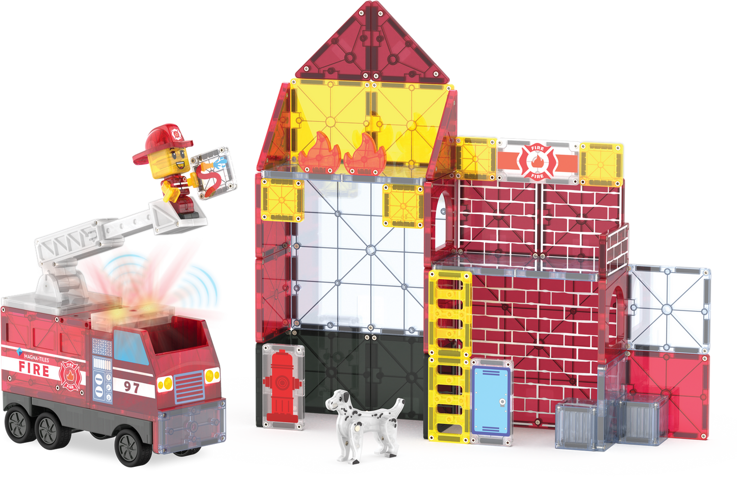 MagnaTiles® Fire Station (50 st)