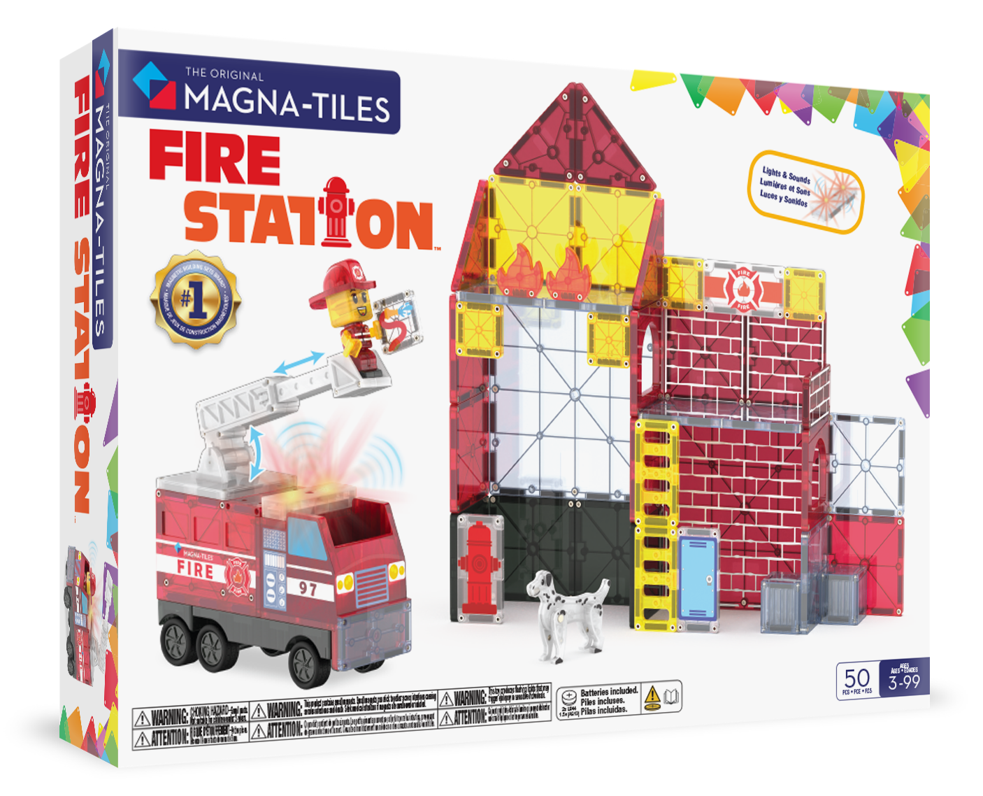 MagnaTiles® Fire Station (50 st)