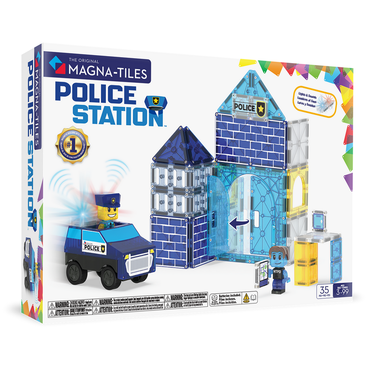 MagnaTiles® Police Station (35 st)