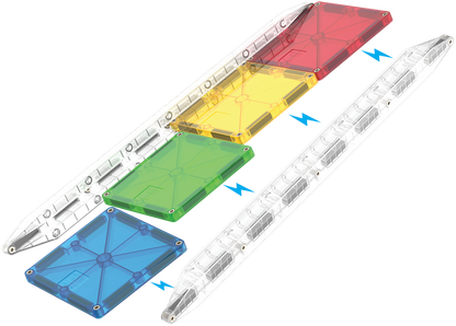 MagnaTiles® Rail Racers Deluxe (90 st)
