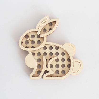 Houten zeefje - Konijn 