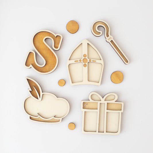 Vulvormen miniset - Sinterklaas 