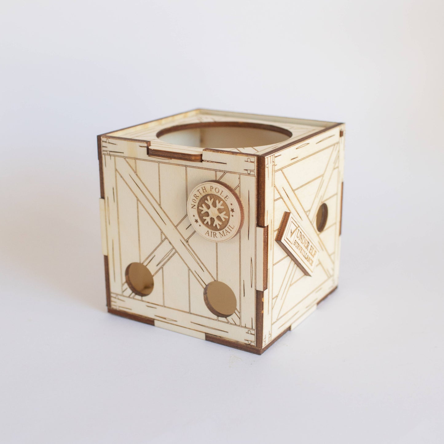 Elf on the Shelf aankomstdoos van hout