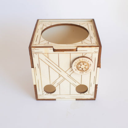 Elf on the Shelf aankomstdoos van hout