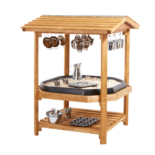 Overdekte standaard voor tuff tray