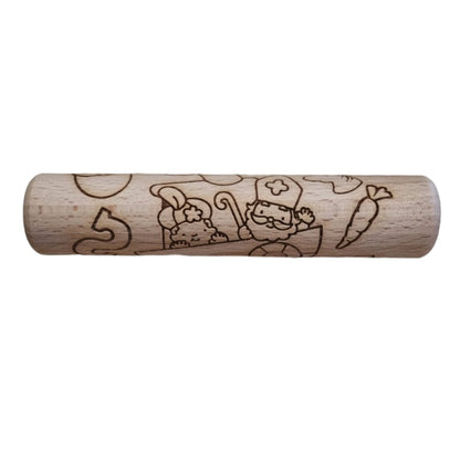 Houten roller - Sinterklaas