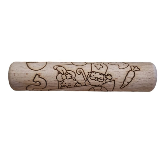 Houten roller - Sinterklaas
