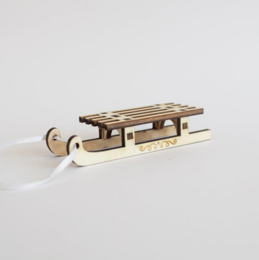 Houten slee