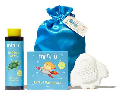 Mini Ü cadeauset bad framboos/raket