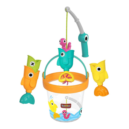 Yookidoo Catch ‘N’ Sprinkle Fishing Set + Bucket