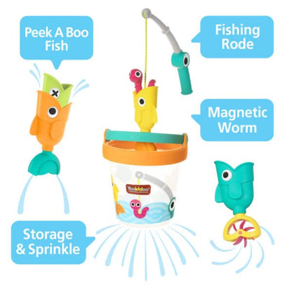 Yookidoo Catch ‘N’ Sprinkle Fishing Set + Bucket