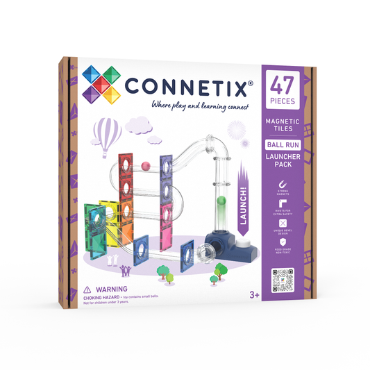 Connetix Ball Run Launcher Pack - Spectaculaire boost voor je knikkerbaan