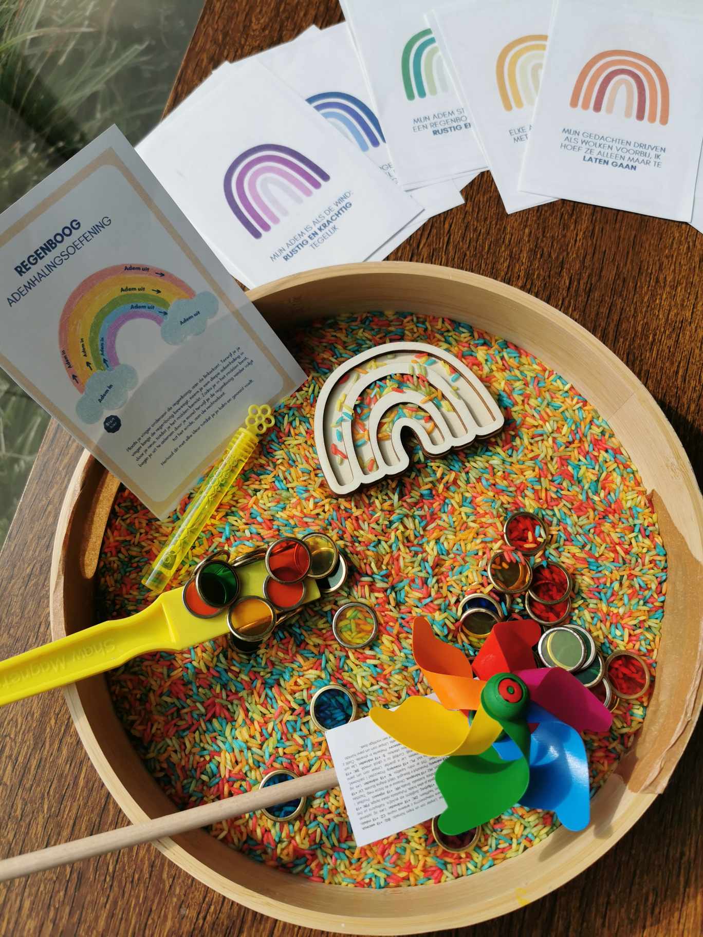 Regenboog Speelpakket (Ademhaling & Focus)