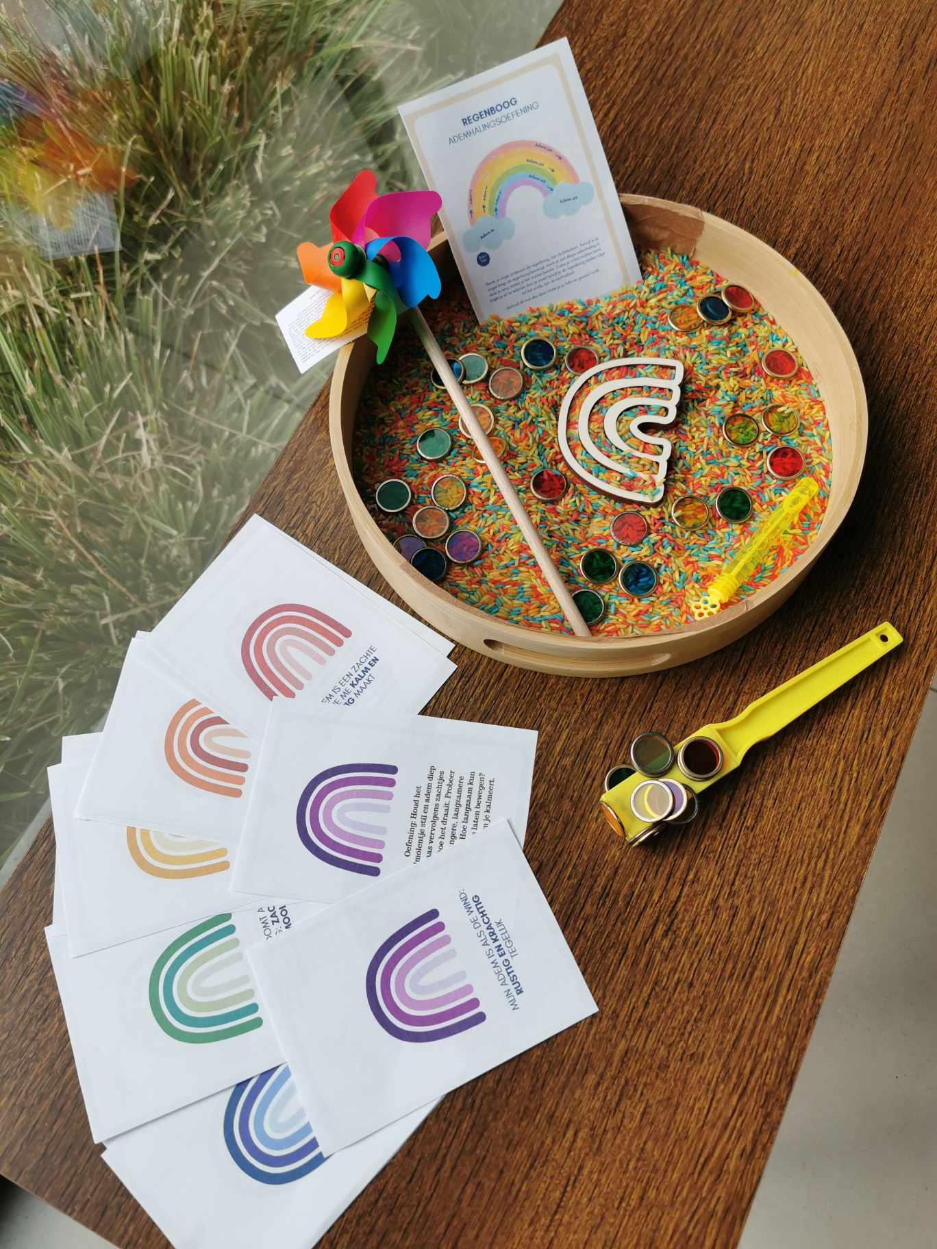 Regenboog Speelpakket (Ademhaling & Focus)