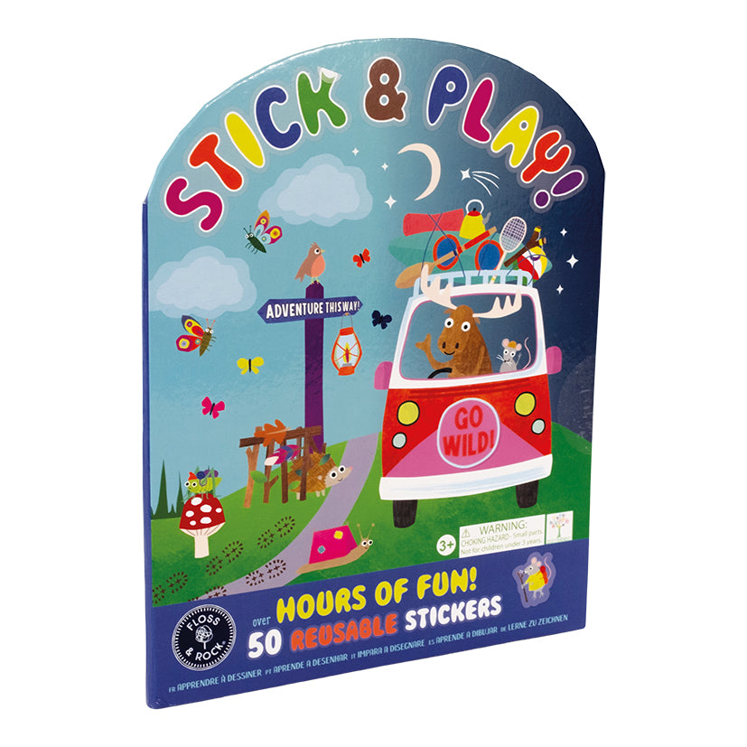 Stick & Play boekje met herbruikbare stickers