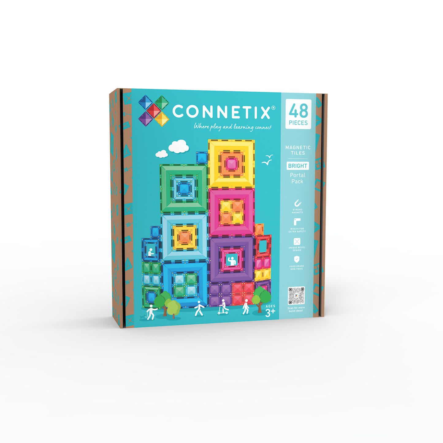 PRE ORDER Connetix Bright Portal Pack 48-delig