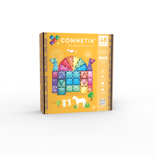 PRE ORDER Connetix Glitter Castle Pack 48-delig