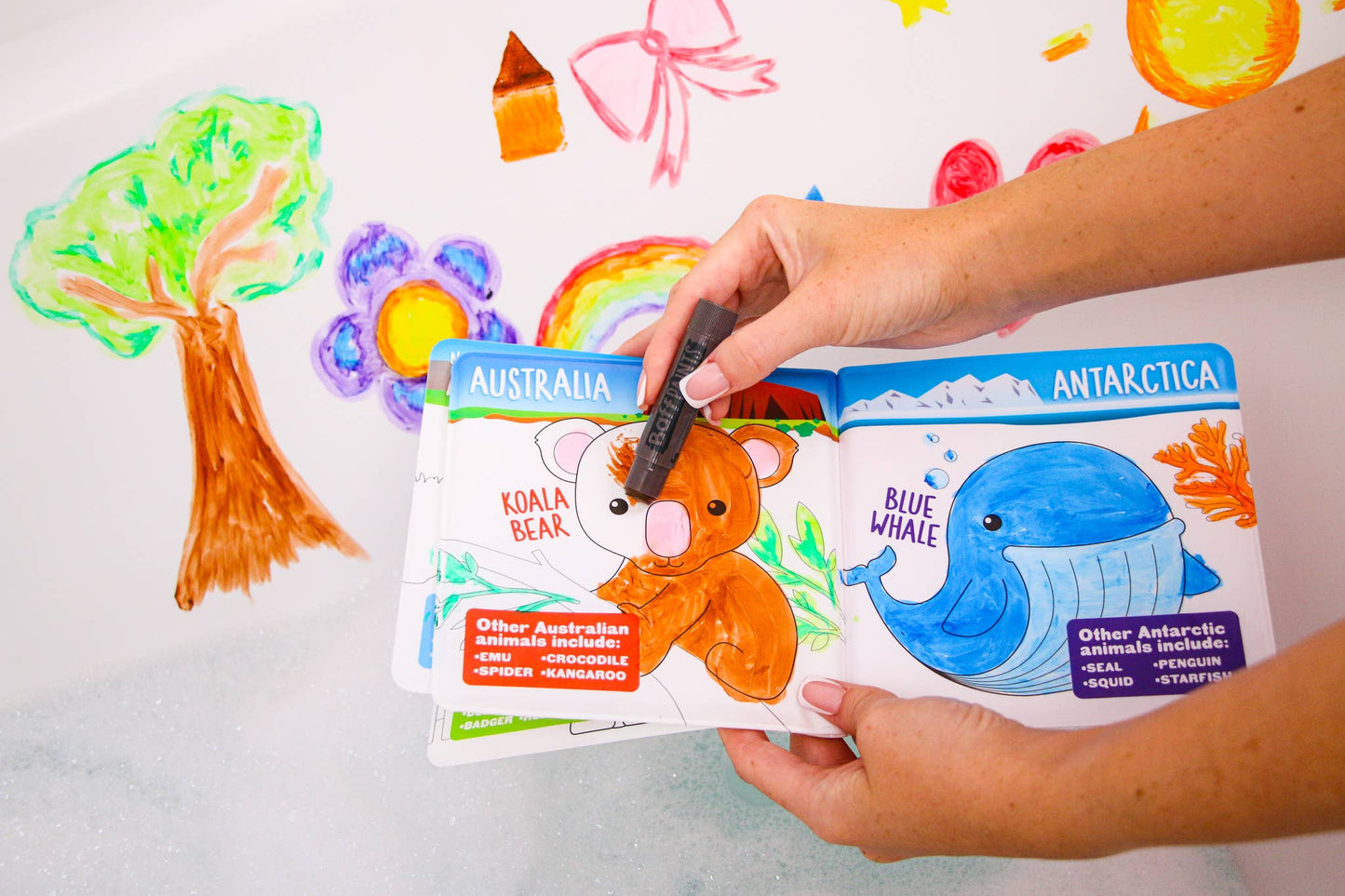 Zimpli Baff Paints - 10 Verfstiften voor in bad