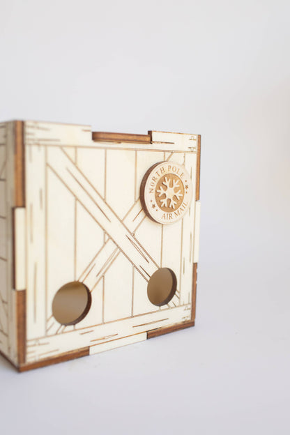 Elf on the Shelf aankomstdoos van hout