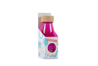 Sensorische fles roze glitters