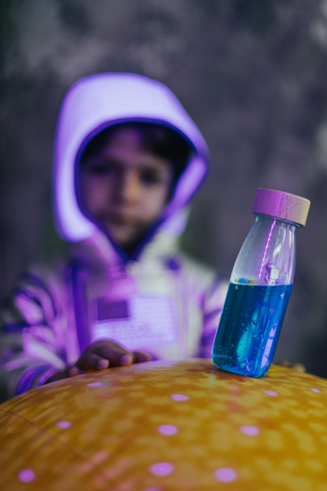 Sensorische fles universum