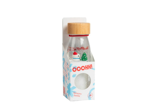 Sensorische fles Winter