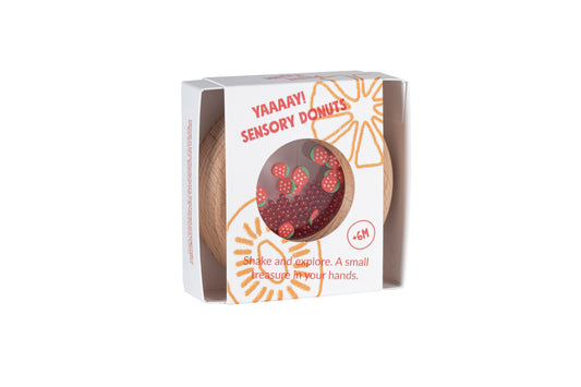 Sensorische donut aardbei