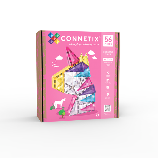 Connetix Glitter Unicorn Pack 56-delig