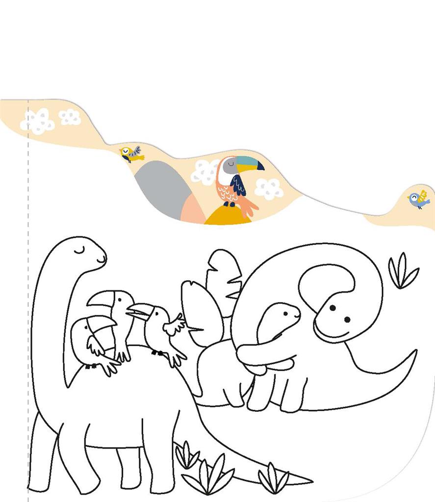Avenir magisch waterschilderen - dinosaurussen