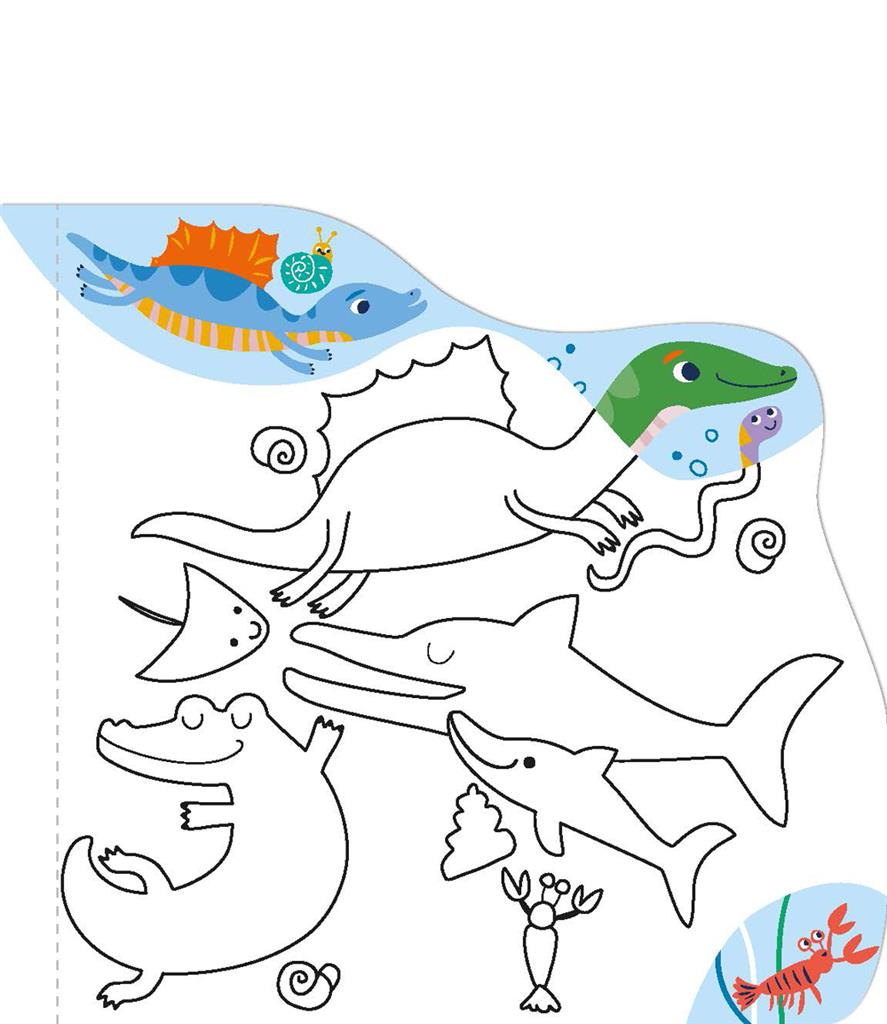 Avenir magisch waterschilderen - dinosaurussen