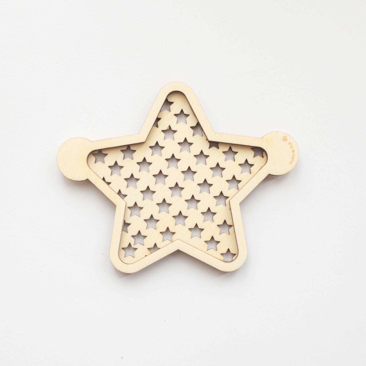 Houten zeefje - Ster