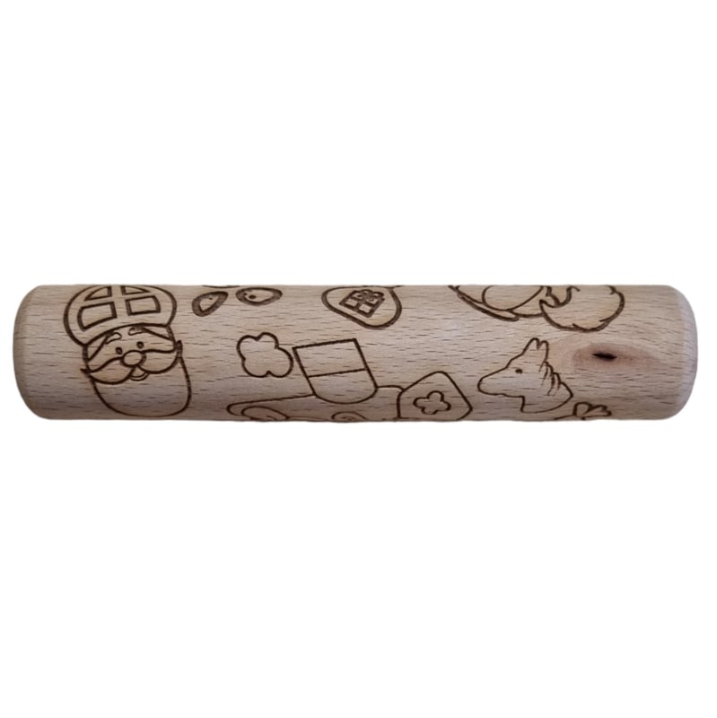 Houten roller - Sinterklaas