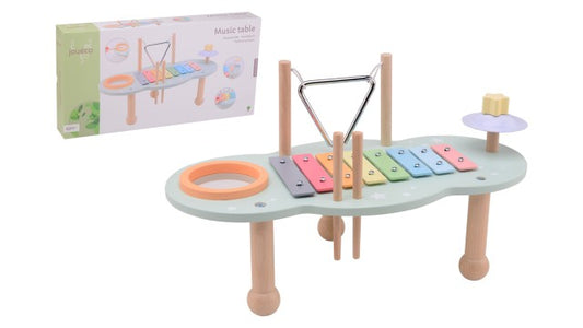 Houten muziektafel
