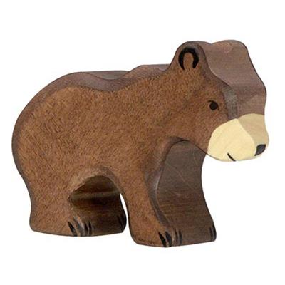 Bruine beer Holztiger