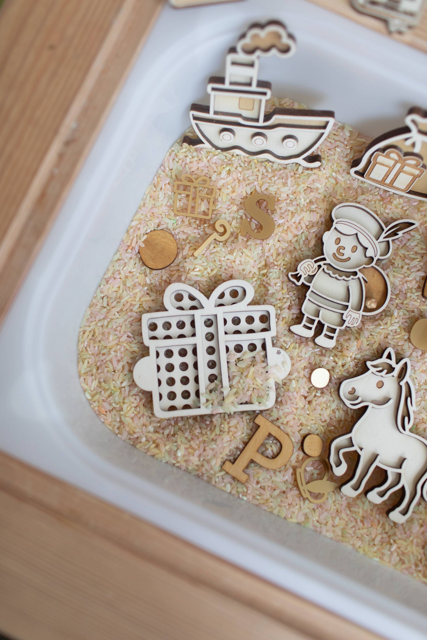 Kleine losse figuurtjes - Sinterklaas (10 stuks)