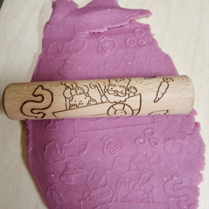 Houten roller - Sinterklaas